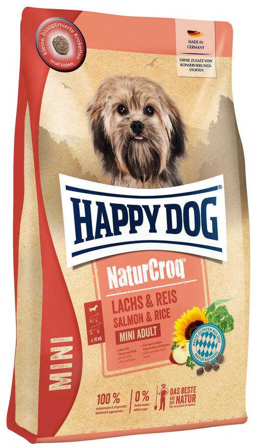 Happy Dog Naturcroq Salmon & Rice 800g